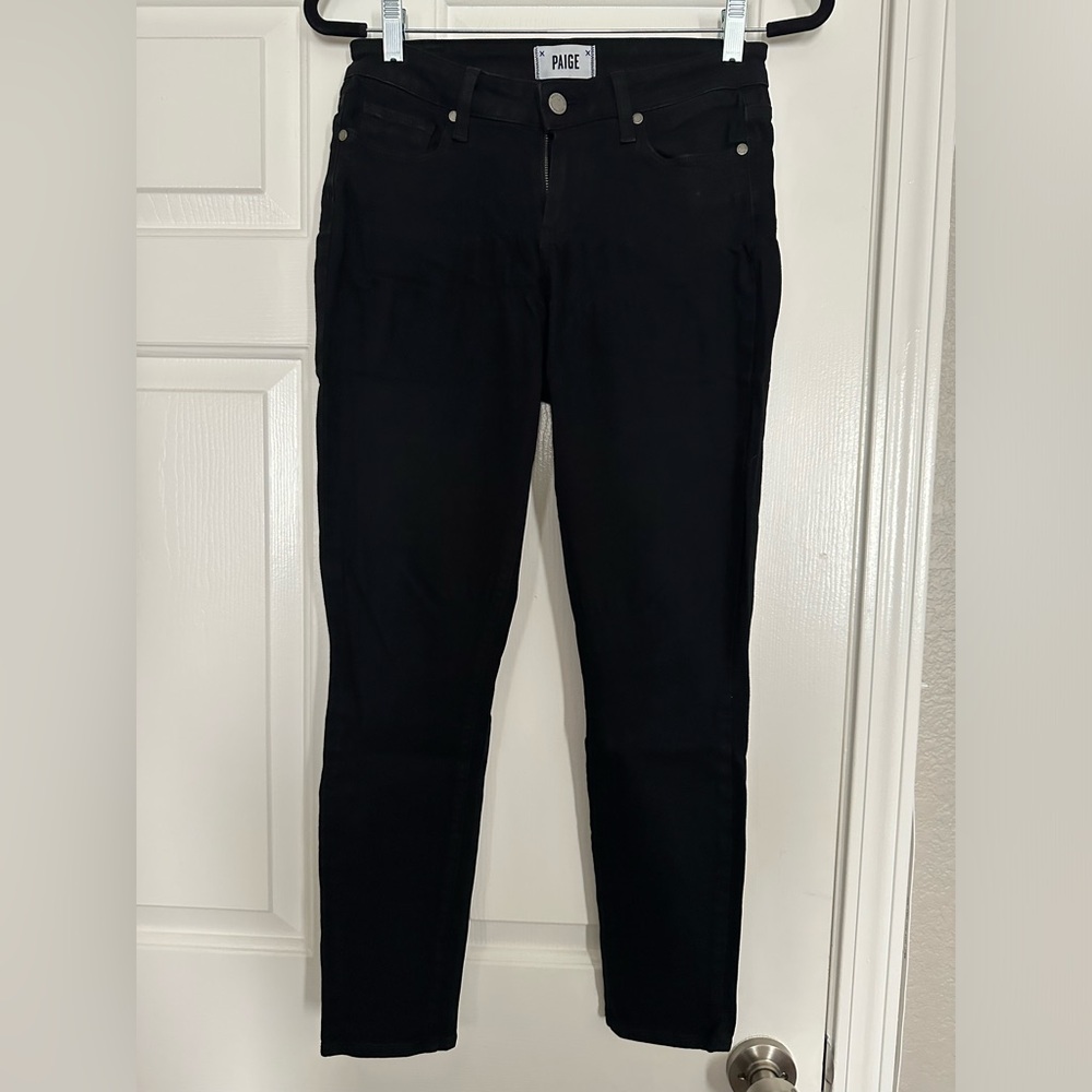 PAIGE Black Skinny Jeans Modern Fit